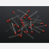 Diffused Red 3mm LED (25 pack) - Image 3