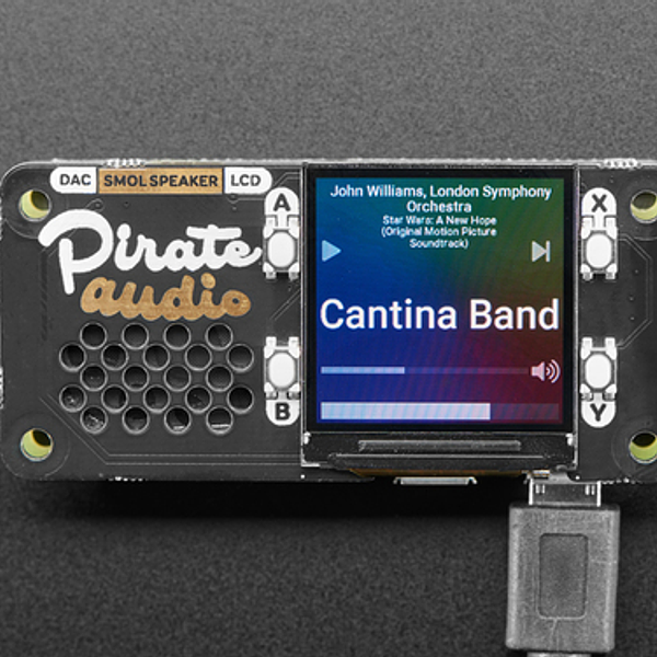 Pirate Audio: Speaker for Raspberry Pi - Built-in 1W Speaker