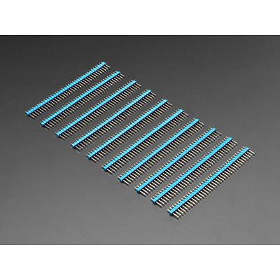 Break-away 0.1 36-pin strip male header - Blue - 10 pack