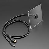 Dual Panel Mount Extension Cable with HDMI / DVI and USB Type-C - Image 1