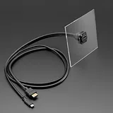 Dual Panel Mount Extension Cable with HDMI / DVI and USB Type-C - Image 1