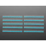 Break-away 0.1 36-pin strip male header - Blue - 10 pack - Image 2