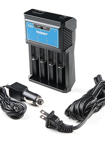 Tenergy T4s Intelligent Universal Charger - 4-Bay