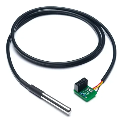 1-Wire Digital Temperature Sensor for Raspberry Pi - Assembled (1m)