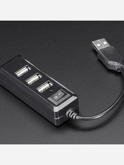 USB Mini Hub with Power Switch