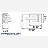 Tamiya Plug with 10cm Leads, Female - Image 5