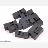 0.1" (2.54mm) Crimp Connector Housing: 2x2-Pin 10-Pack - Image 2