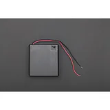 4xAA battery holder (square with cover) - Image 1