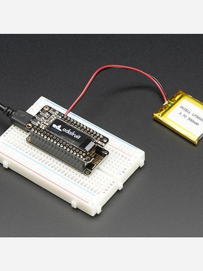 FeatherWing OLED - 128x32 OLED Add-on For All Feather Boards