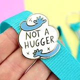 Not a Hugger Lapel Pin - Image 2