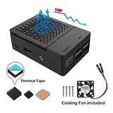 Raspberry Pi 3B+ Case with Cooling Fan + Heatsinks - Image 1
