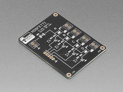 Mosfetti 4 Channel MOSFET Driver Board by Monk Makes