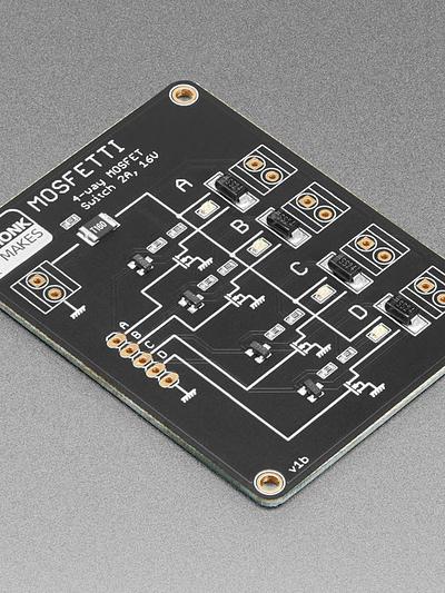Mosfetti 4 Channel MOSFET Driver Board by Monk Makes