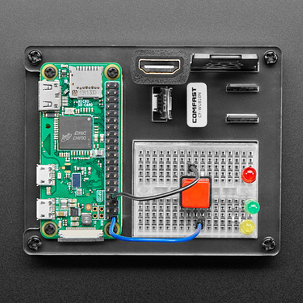 ZeroDock Accessory Storage and Prototyping for Raspberry Pi Zero