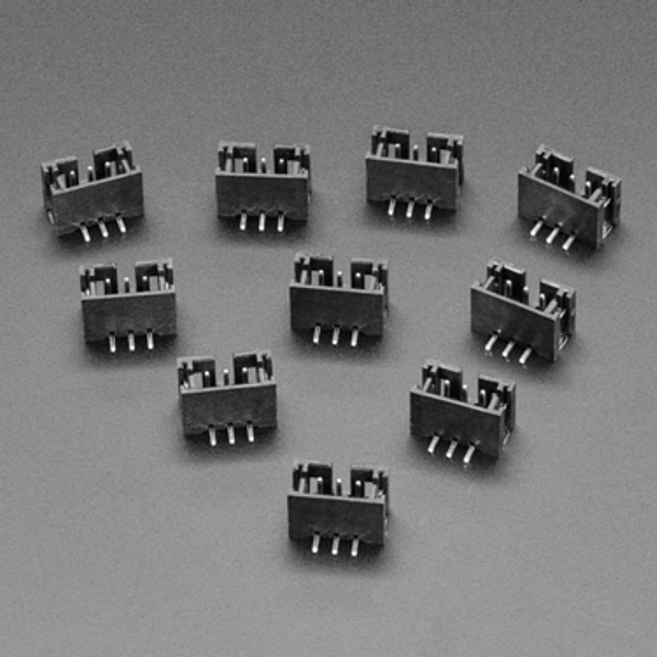 JST PH 2mm 3-pin Vertical Connector (10-pack)