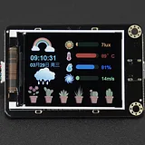 Gravity: 2.0 Inch IPS Color Serial Display with I2C & UART (Support micro:bit; MakeCode Graphical Programming) - Image 2