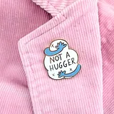 Not a Hugger Lapel Pin - Image 4