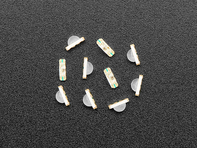 NeoPixel Addressable RGB LEDs - Slim Round 3.2mm x 1.0mm 10 pack