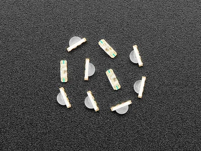NeoPixel Addressable RGB LEDs - Slim Round 3.2mm x 1.0mm 10 pack