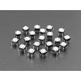Soft Silicone Top 6mm Push-buttons (20-pack) - Translucent - Image 1