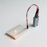 LED - Yellow with Resistor 5mm (25 pack) - Image 2