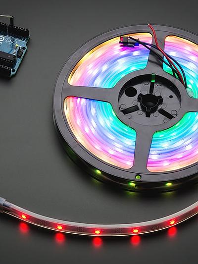 Adafruit NeoPixel Digital RGB LED Strip - White 30 LED 1m