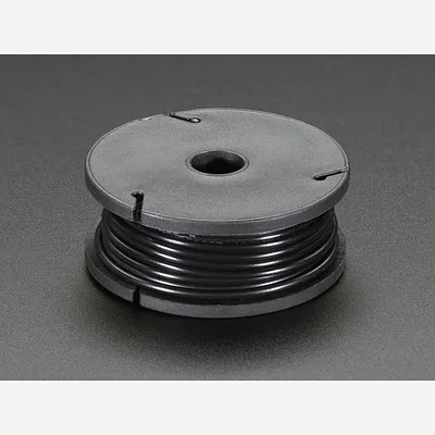 Stranded-Core Wire Spool - 25ft - 22AWG - Black