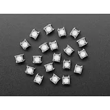 Soft Silicone Top 6mm Push-buttons (20-pack) - Translucent - Image 3