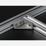 Aluminum Extrusion Double Corner Brace Support (for 20x20) - Image 3