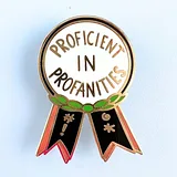 Proficient In Profanities Award Lapel Pin - Image 3