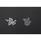 10 sets M3 * 6 clear nylon screws and nuts - Image 1