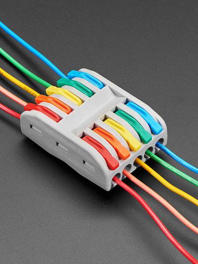 Snap Action 5-to-5 Wiring Block Connector