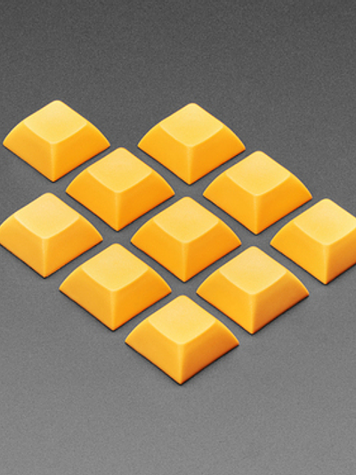 Orange DSA Keycaps for MX Compatible Switches - 10 pack