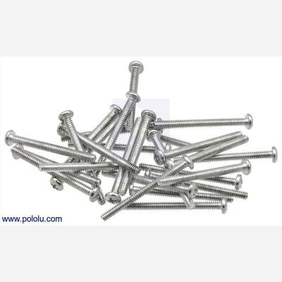 Machine Screw: #4-40, 1 1/4 Length, Phillips (25-pack)