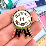 Proficient In Profanities Award Lapel Pin - Image 5