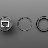 RJ-50 (10P10C) Round Panel Mount Adapter Plug - Image 5