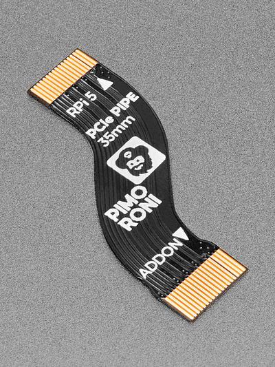 PCIe Flex Cable for NVMe Base and Raspberry Pi 5 – PCIe Pipe