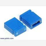 0.100 (2.54 mm) Shorting Block: Blue, Top Closed - Image 1