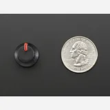 Potentiometer Knob - Soft Touch T18 - Red - Image 5