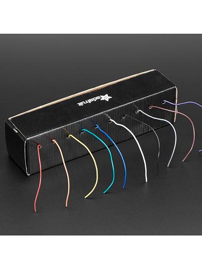 Hook-up Wire Spool Set - 22AWG Stranded-Core - 10 x 25ft