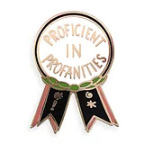 Proficient In Profanities Award Lapel Pin - Image 7