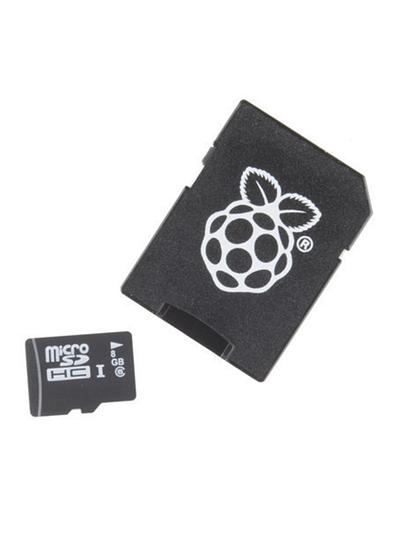 Raspberry SD Card (Pre-programmed with NOOBs for Model 2 B)