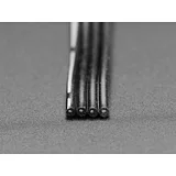 Silicone Cover Stranded-Core Ribbon Cable - 4 Wires 1 Meter Long - 26AWG Black - Image 2