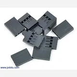 0.1 (2.54mm) Crimp Connector Housing: 1x4-Pin 10-Pack - Image 2