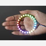 NeoPixel Ring - 24 x 5050 RGBW LEDs w/ Integrated Drivers - Natural White - ~4500K - Image 2