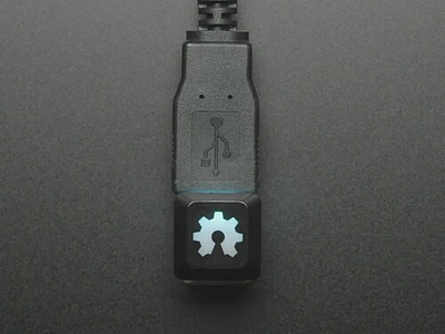 Etched Glow-Through Keycap with Open Source Hardware Gear Logo
