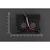 Metal Case for Raspberry Pi 4B (Dual fans) - Image 2