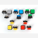 Colorful Square Tactile Button Switch Assortment - 15 pack - Image 2