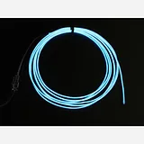 EL wire starter pack - White 2.5 meter (8.2 ft) - Image 1
