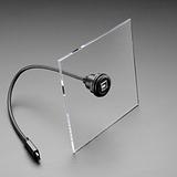 Round Panel Mount USB Cable - USB-B Socket to USB-C Plug - Image 2